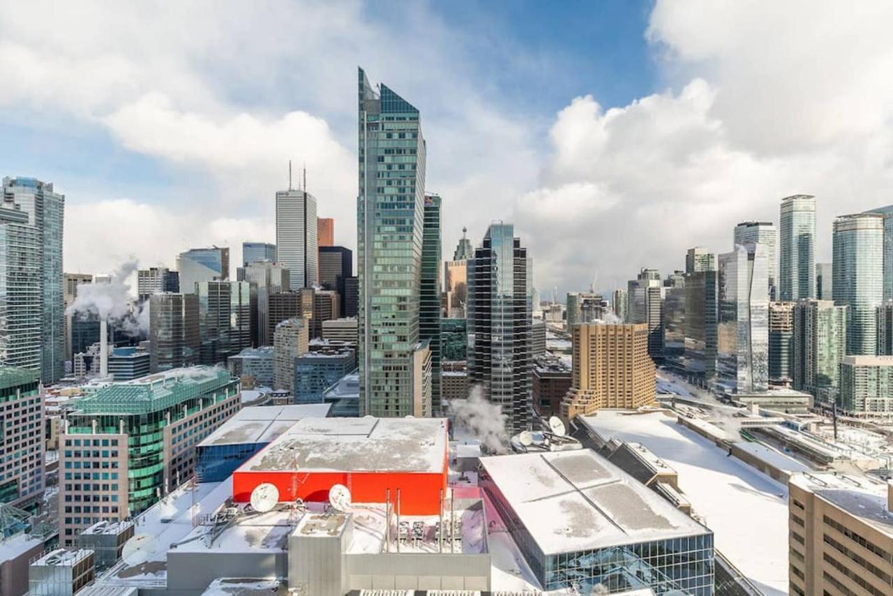 Stunning Views Of Downtown - Luxury High Rise With King Bed! Villa Toronto Luaran gambar